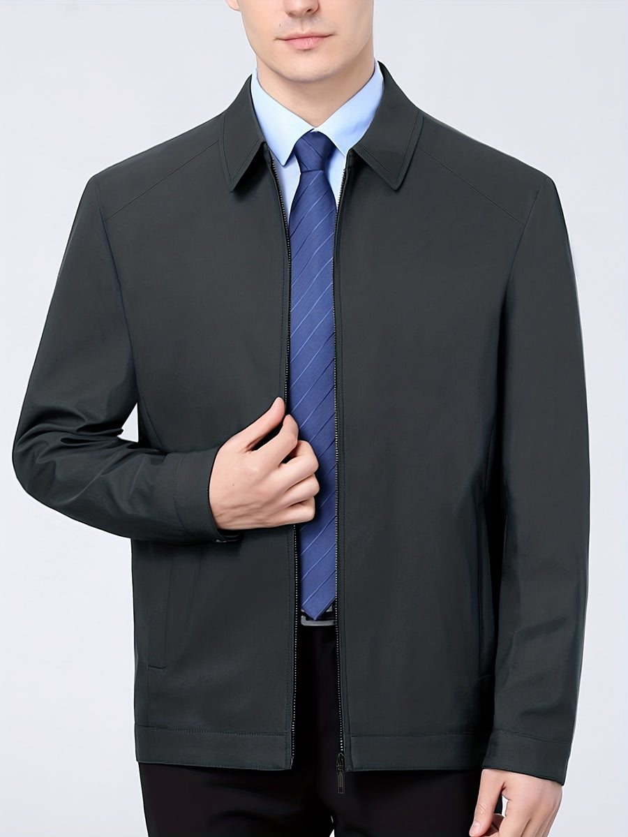 Veste, à revers, gris, photo 17