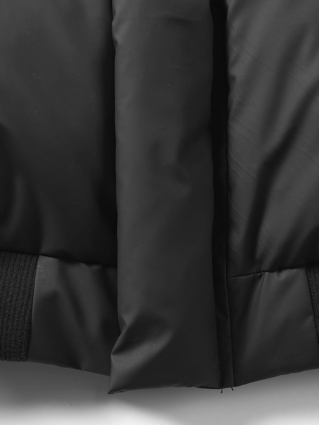 Veste matelassée pour homme, coupe-vent, à revers, noir