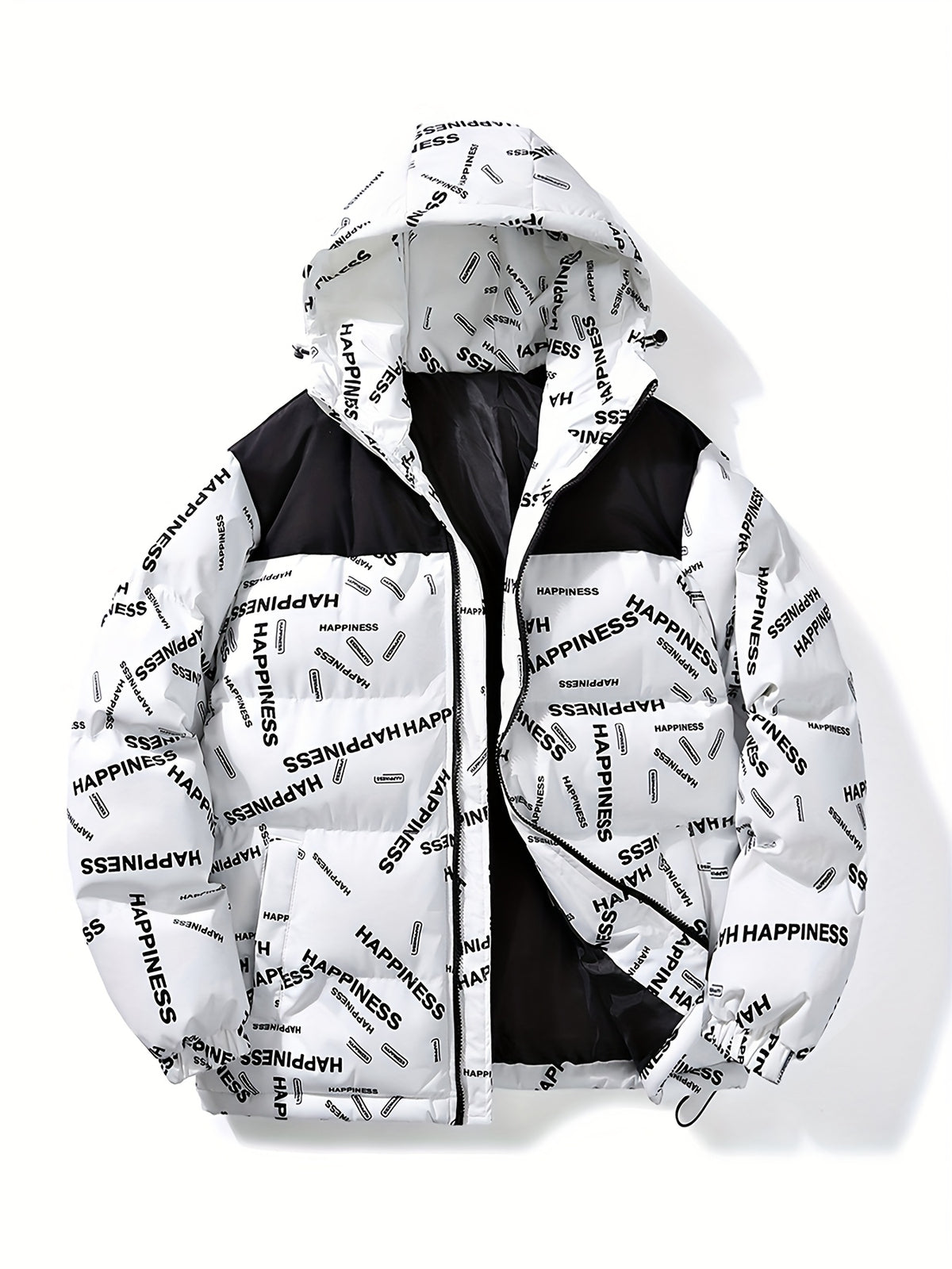 Veste matelassée pour homme, à capuche, vert