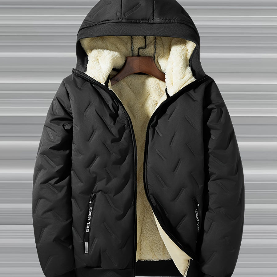 Manteau matelassé, à capuche, modele 4, coloris noir