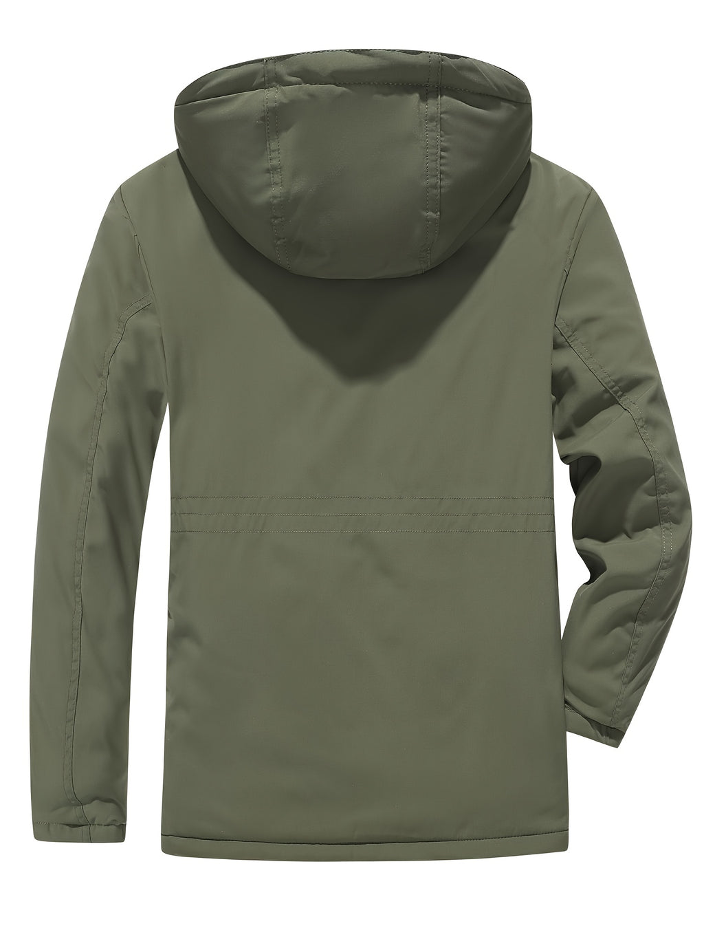Veste long pour homme, coupe-vent, à capuche