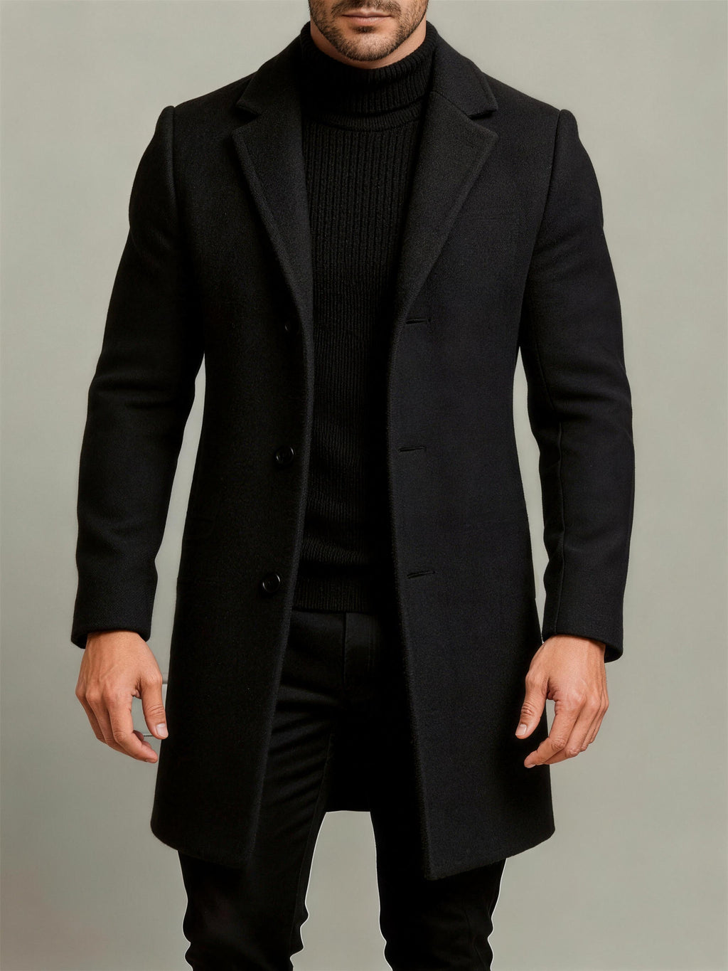 [Mei Xi Select] Trench-coat pour homme printemps/automne 2026, vêtement d'extérieur décontracté simple et polyvalent pour le printemps et l'automne, pour les trajets quotidiens et le quotidien avec une sensation de qualité supérieure