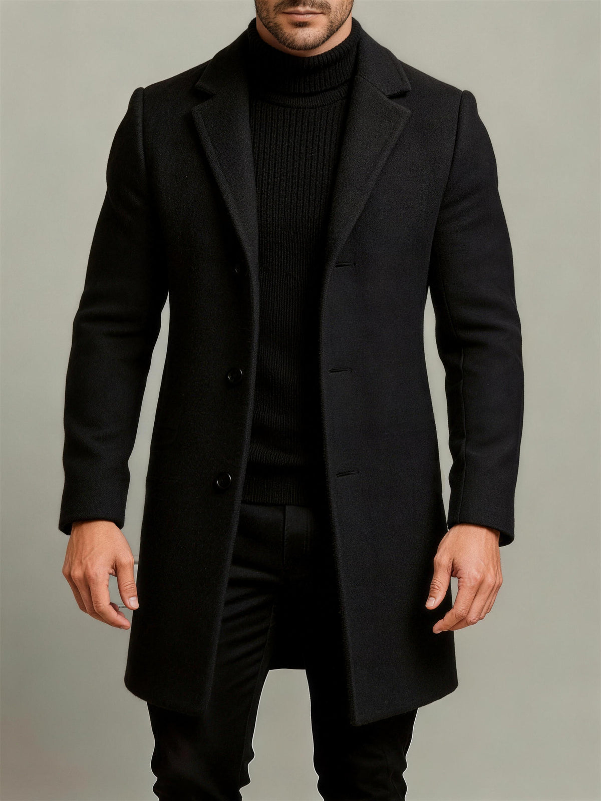 [Mei Xi Select] Trench-coat pour homme printemps/automne 2026, vêtement d'extérieur décontracté simple et polyvalent pour le printemps et l'automne, pour les trajets quotidiens et le quotidien avec une sensation de qualité supérieure