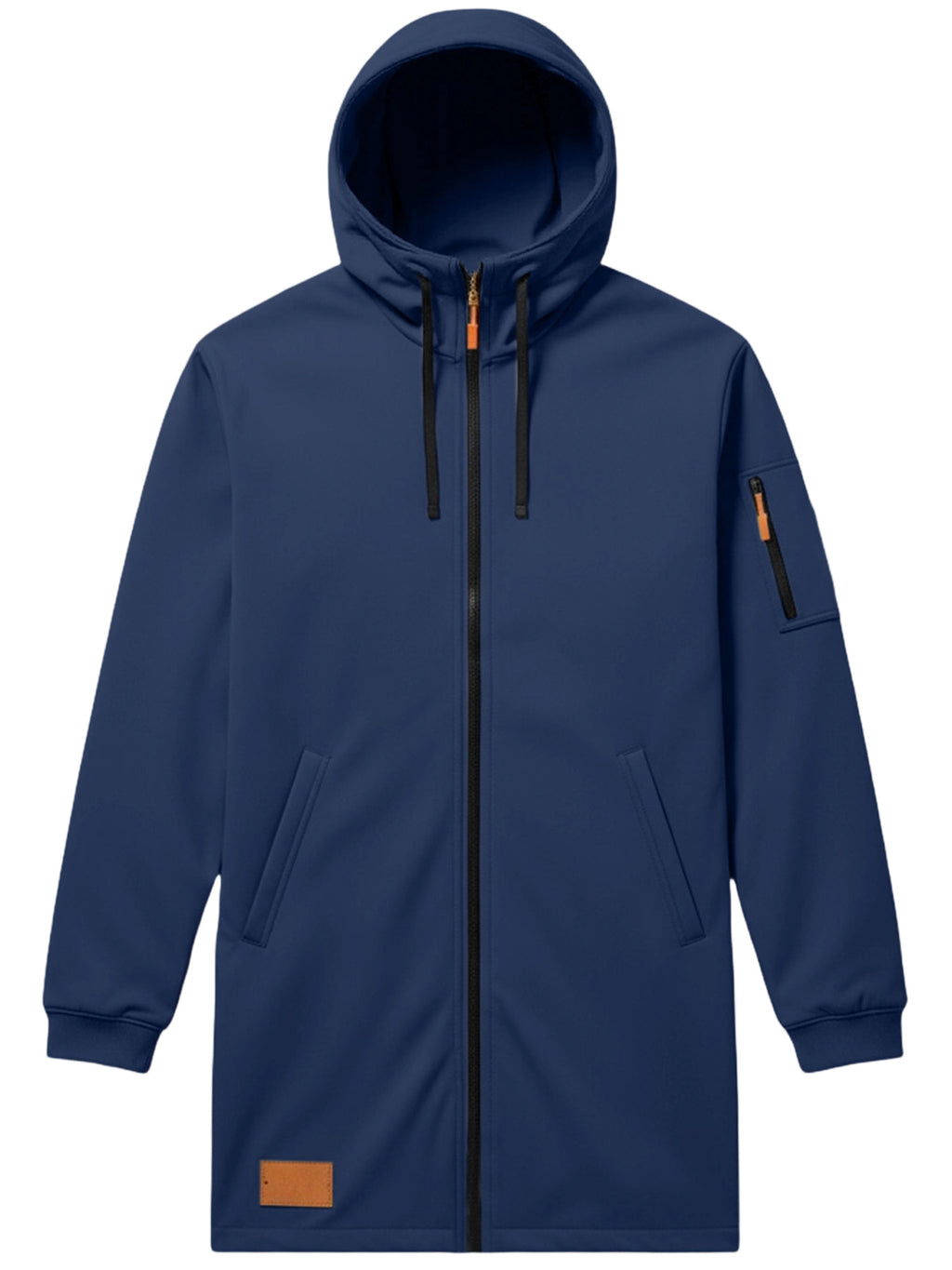 Veste pour homme, à capuche, bleu marine