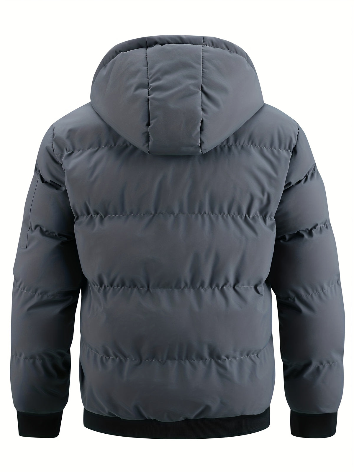 Manteau pour homme, polaire, à capuche, vert