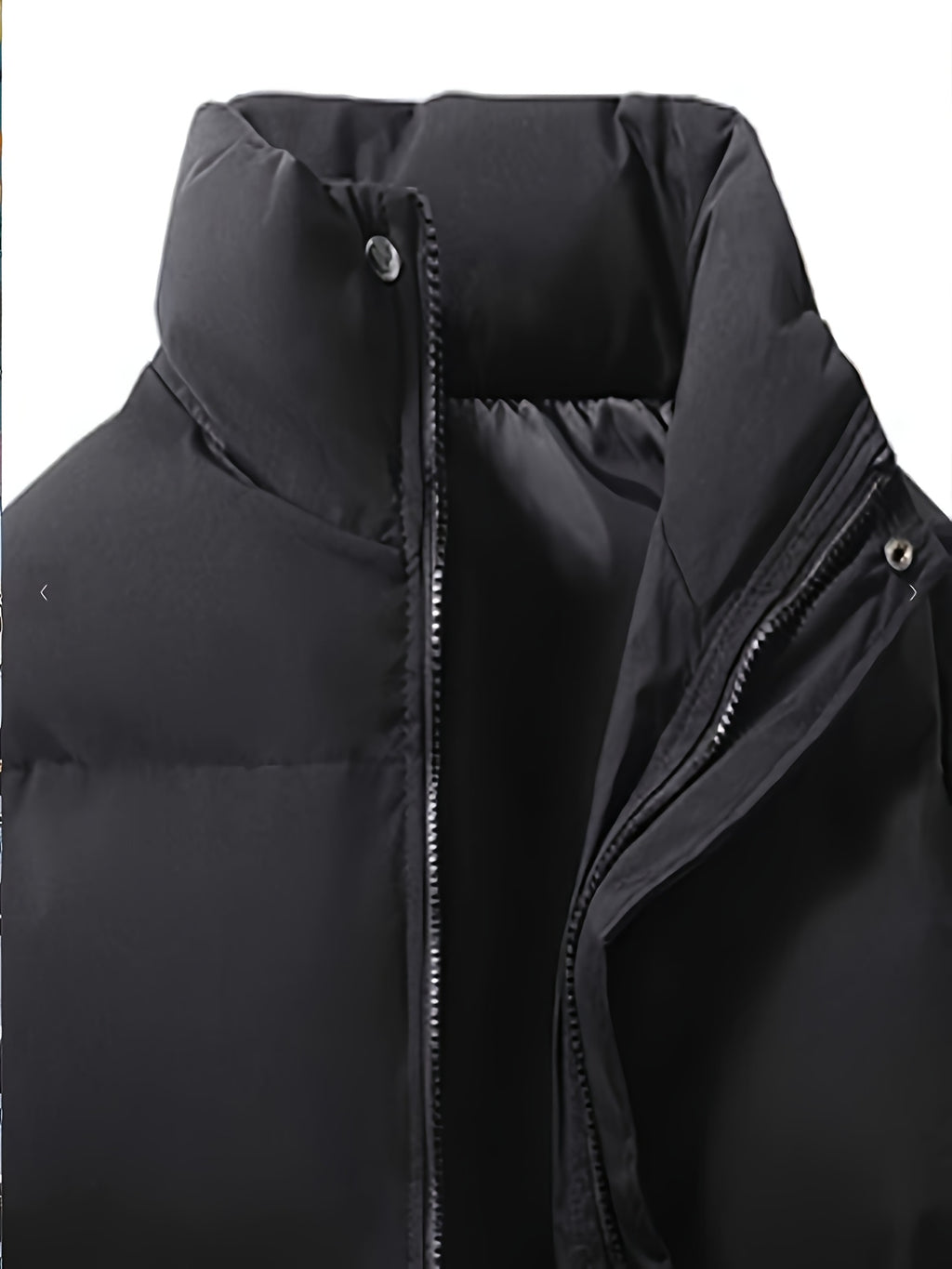 Veste matelassée pour homme, à col montant, beige