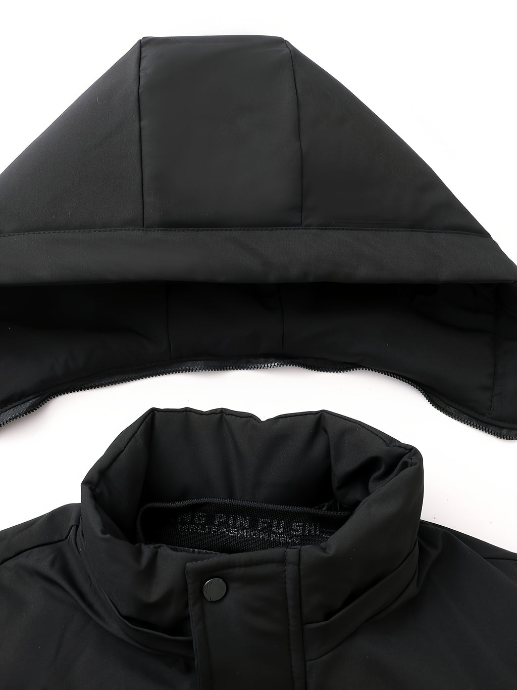 Veste long pour homme, à capuche, bleu