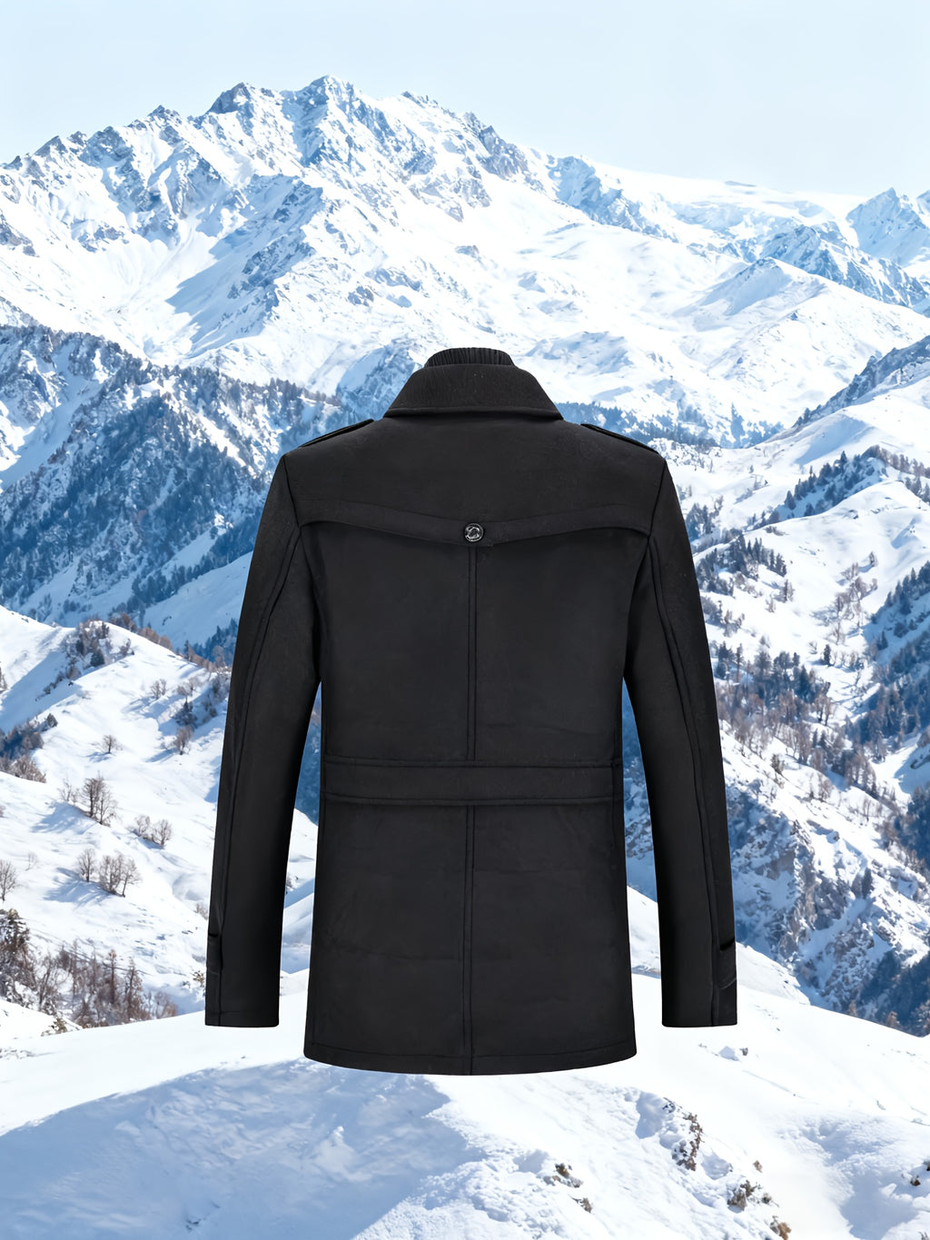 Veste en laine, 30 % laine, tweed, noir, photo 14