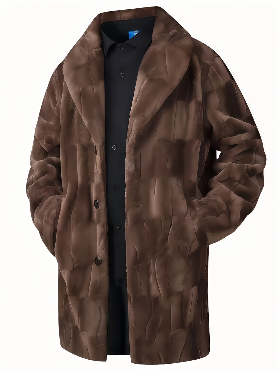 Veste long, polaire, à revers, photo 8