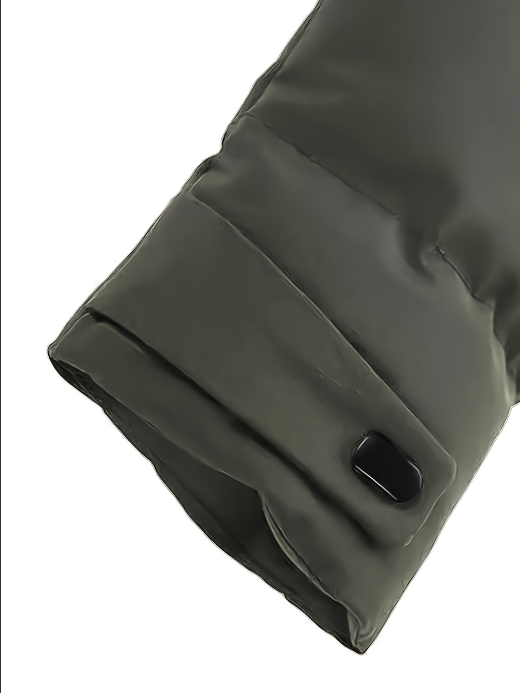 Manteau pour homme, à capuche, vert fougère