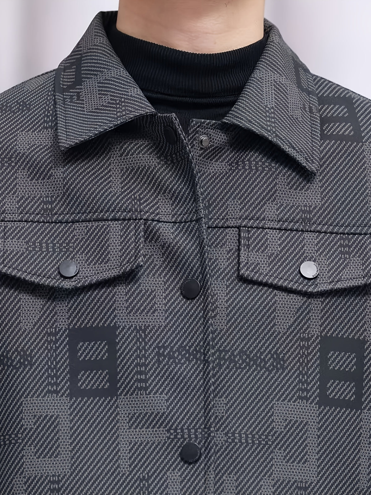 Veste court pour homme, à revers