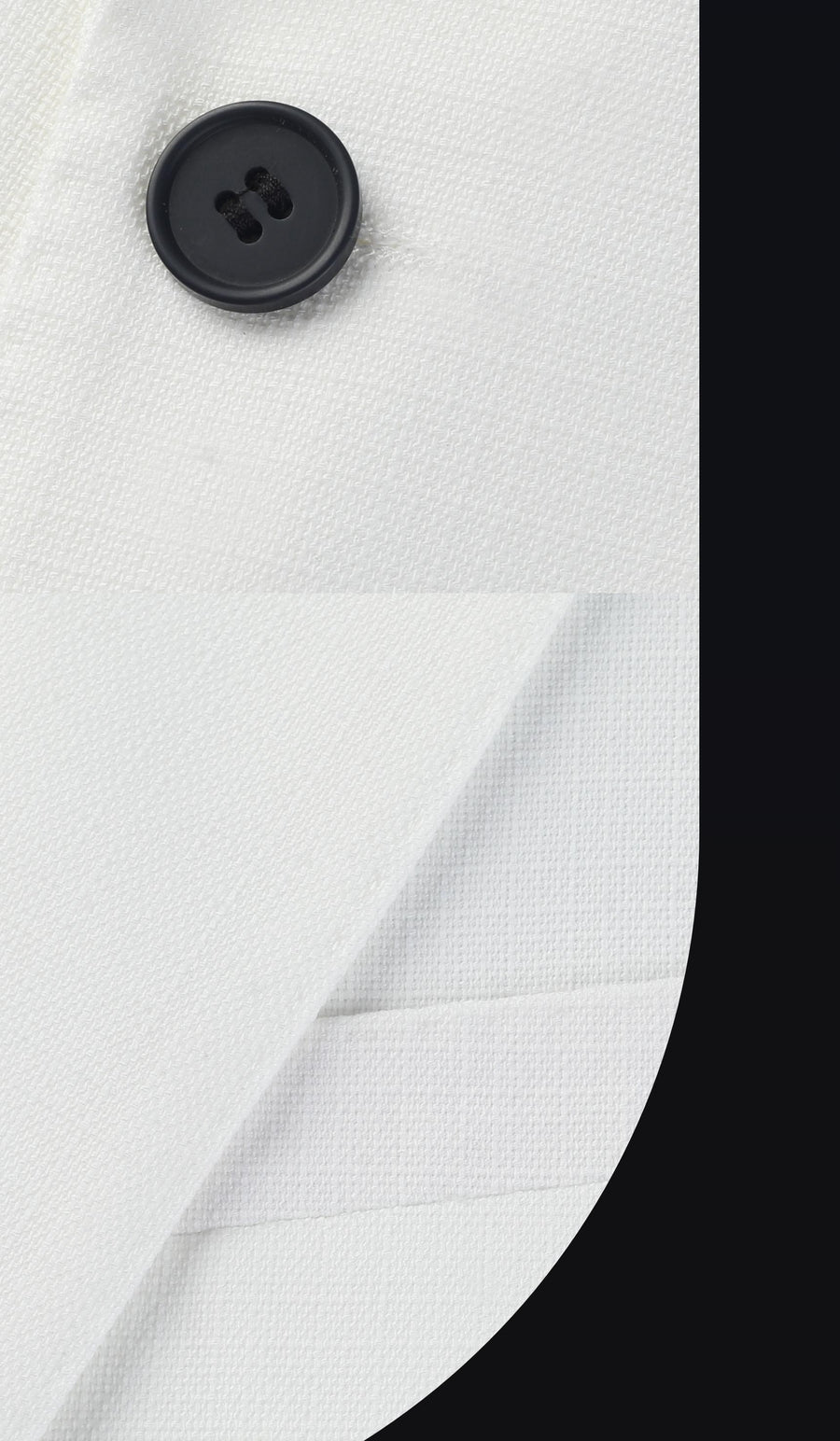 Manteau, à revers, laiteux, détail du vêtement
