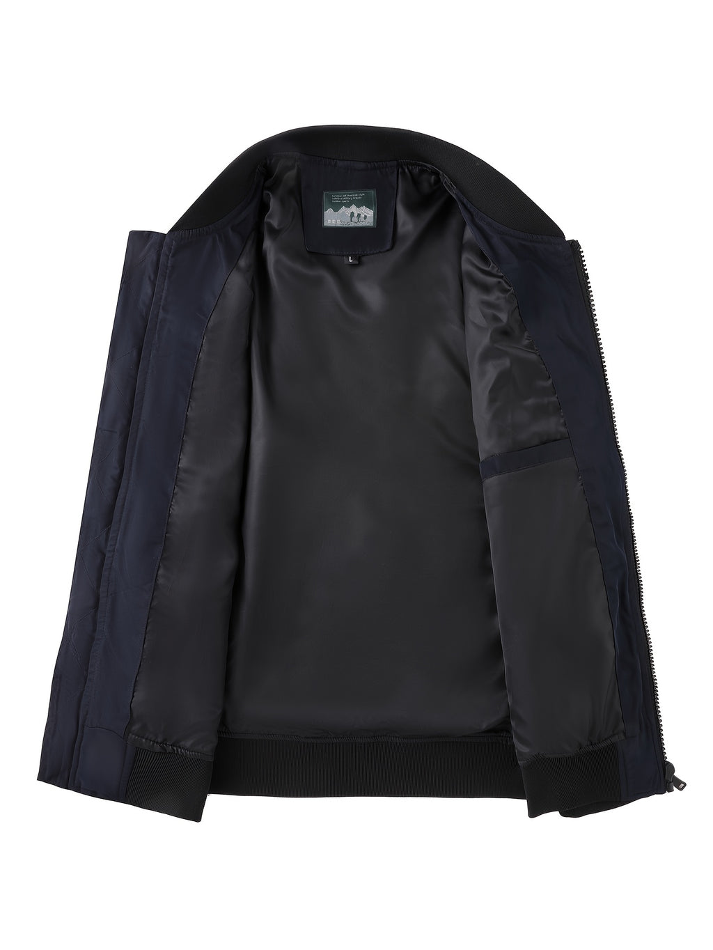 Veste pour homme, à col montant, kaki