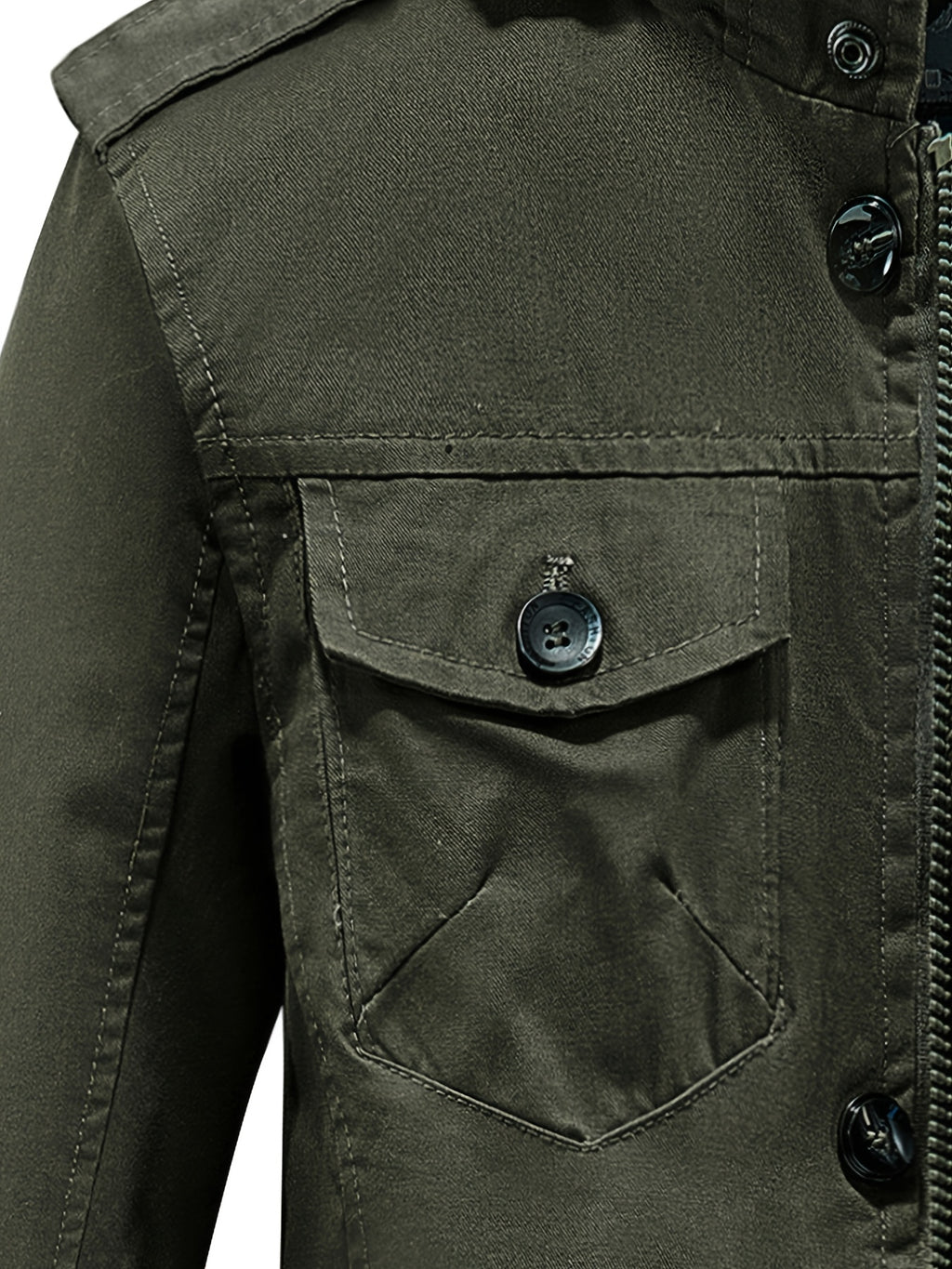 Parka pour homme, coupe-vent, à capuche, modele 3