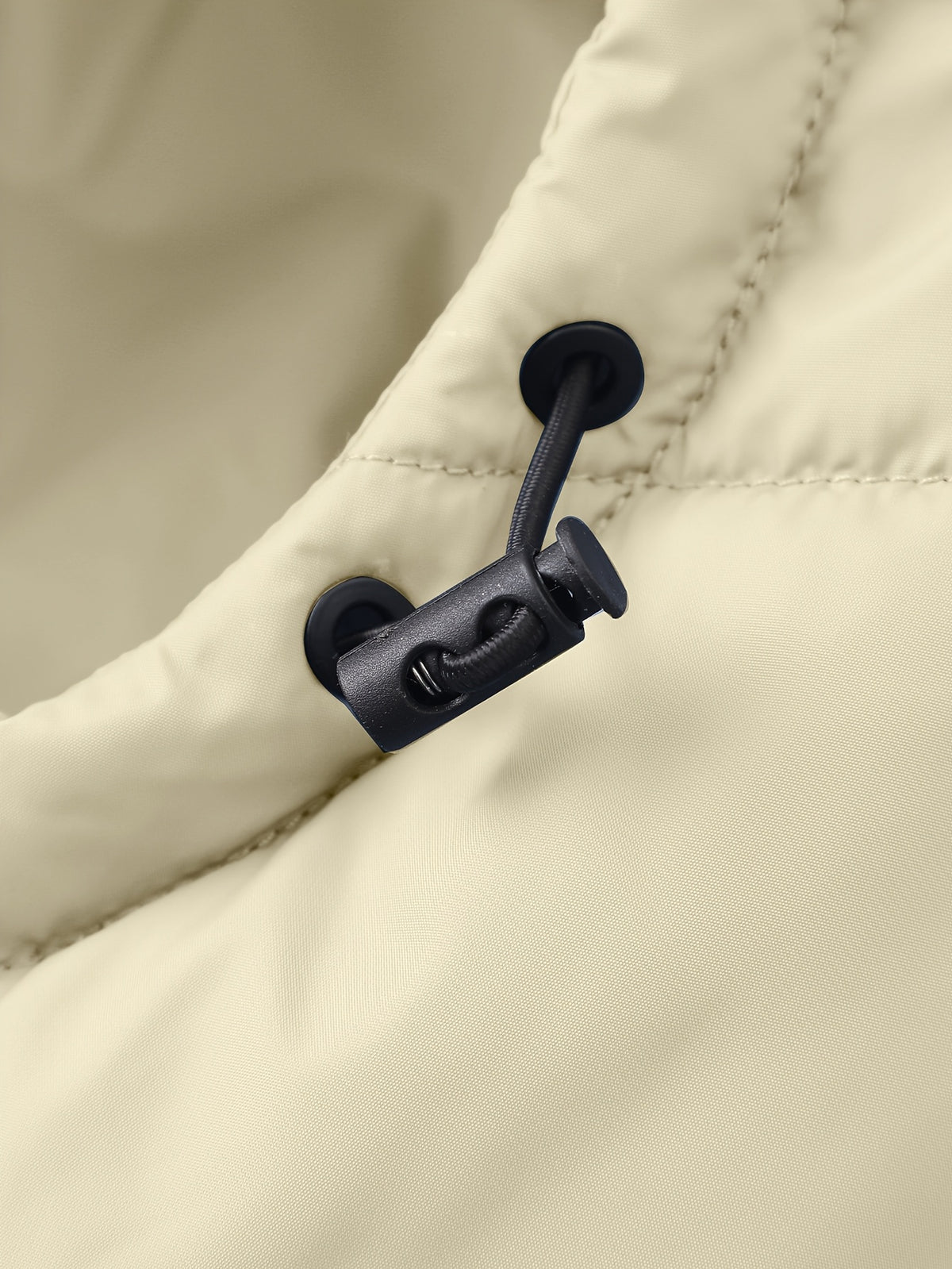 Manteau matelassé pour homme, à capuche, bleu foncé