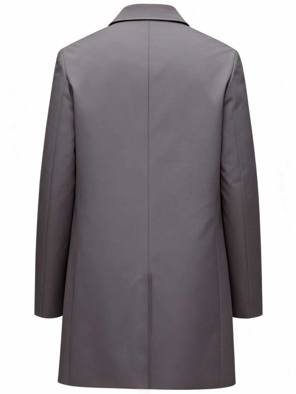 Trench pour homme, à revers, gris