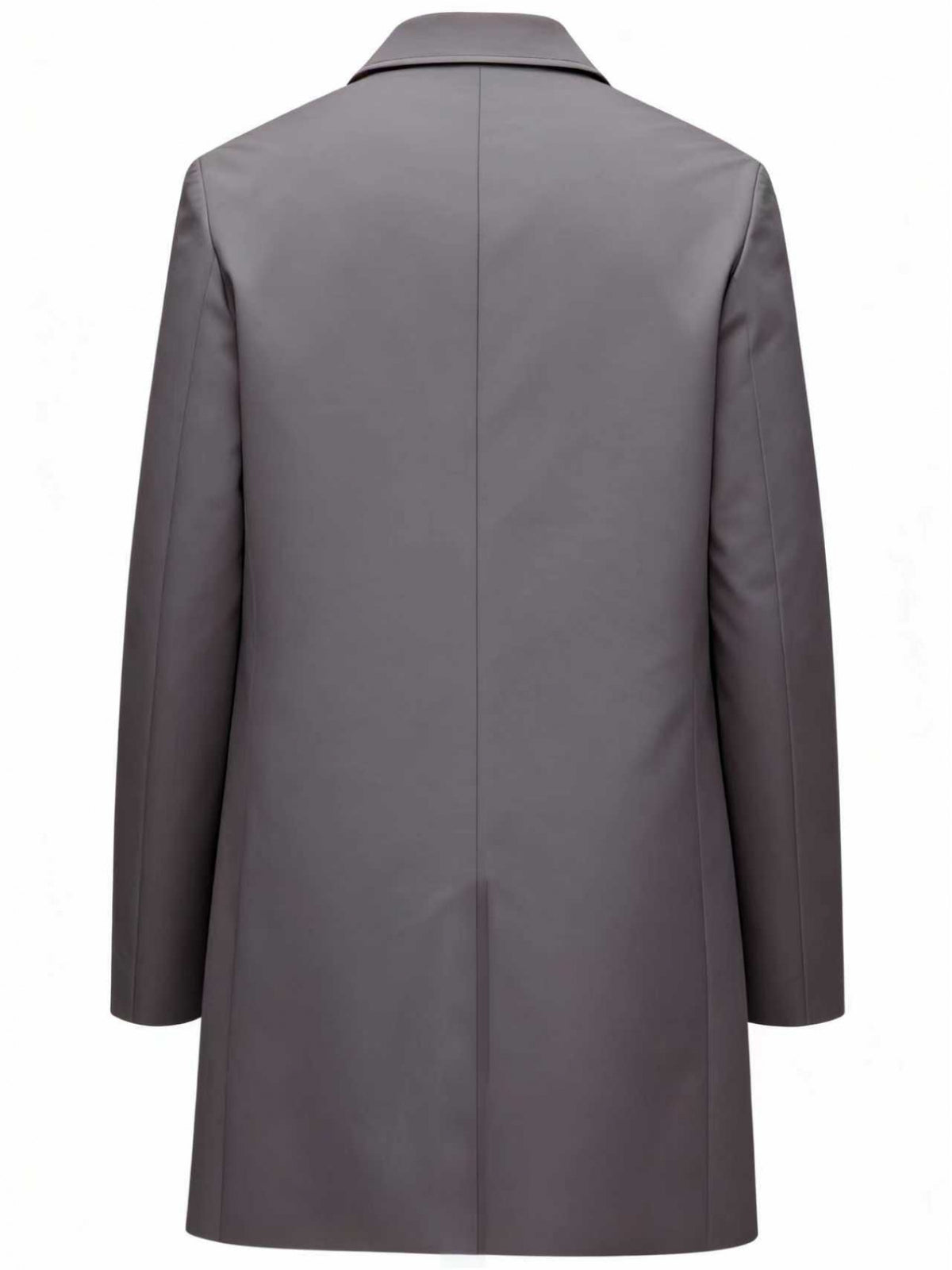 Trench pour homme, à revers, gris