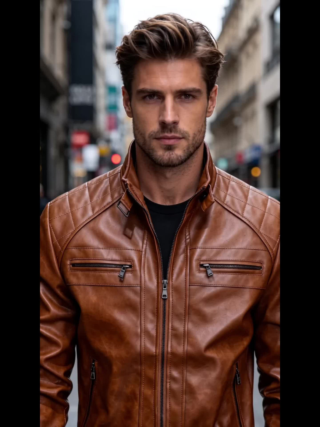Veste en cuir PU de haute qualité, tailles américaines, parfaite pour un usage quotidien et en extérieur au printemps et en automne, photo 25