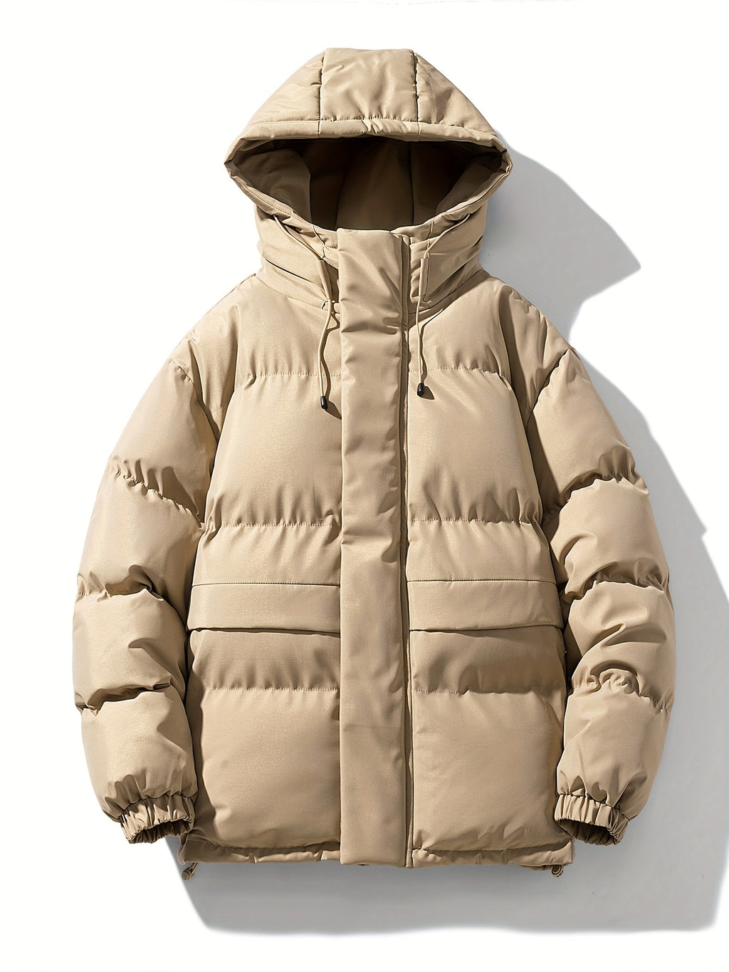 Veste pour homme, à capuche, beige