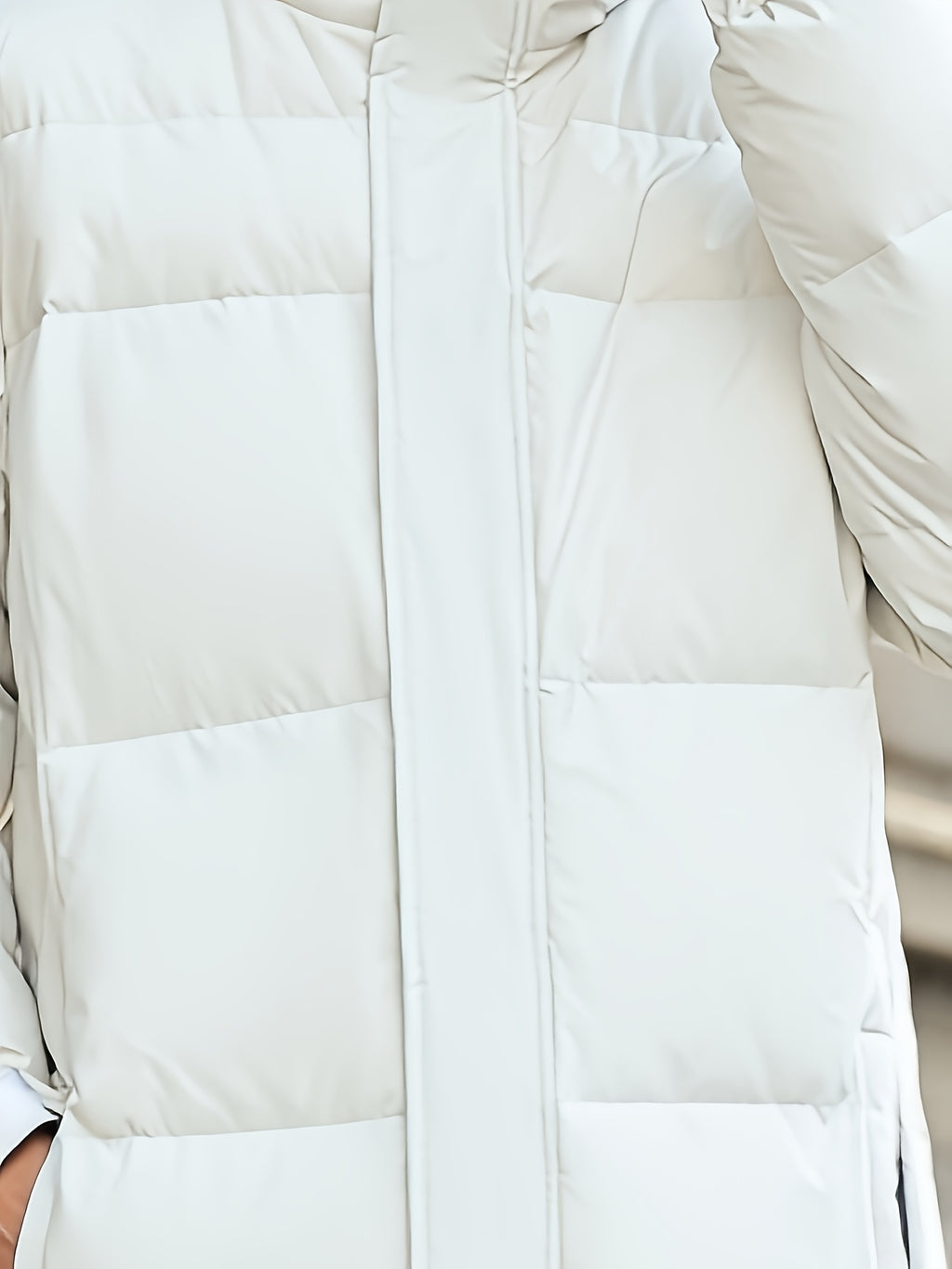 Manteau matelassé pour homme, à capuche, modele 4