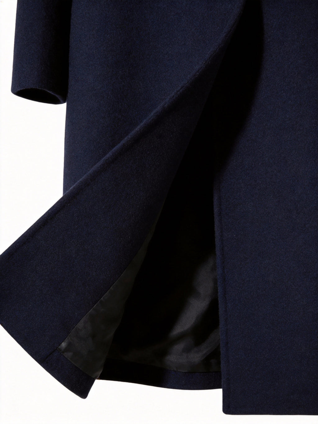Manteau pour homme, à revers, gris foncé