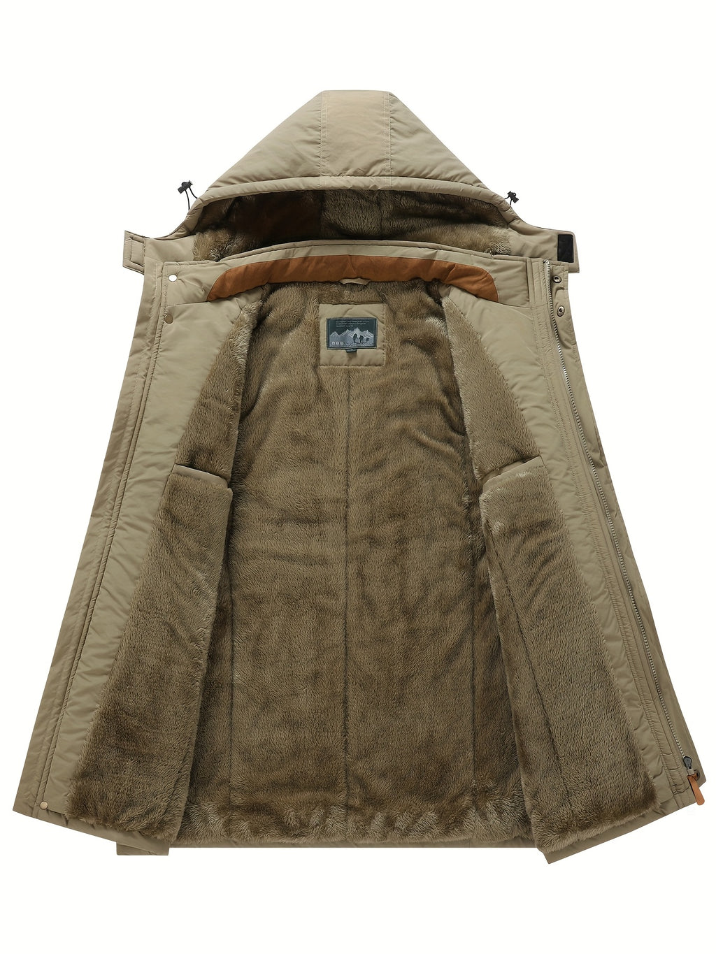 Veste pour homme, polaire, à col montant