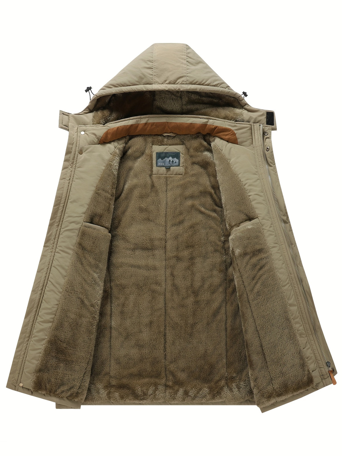 Veste pour homme, polaire, à col montant