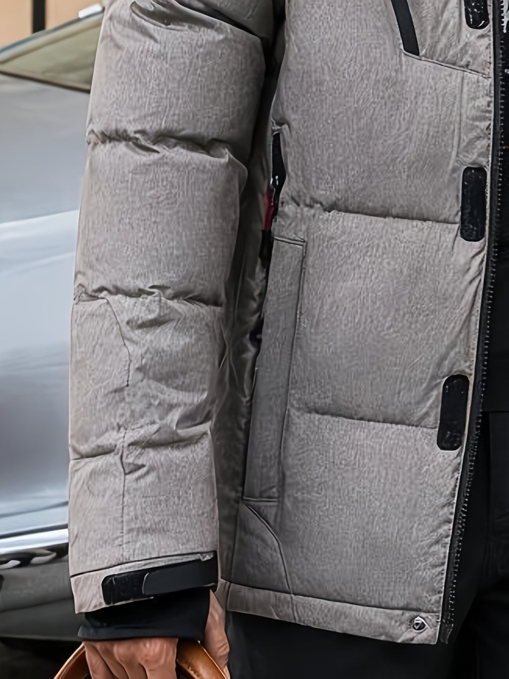 Doudoune matelassée pour homme, à capuche