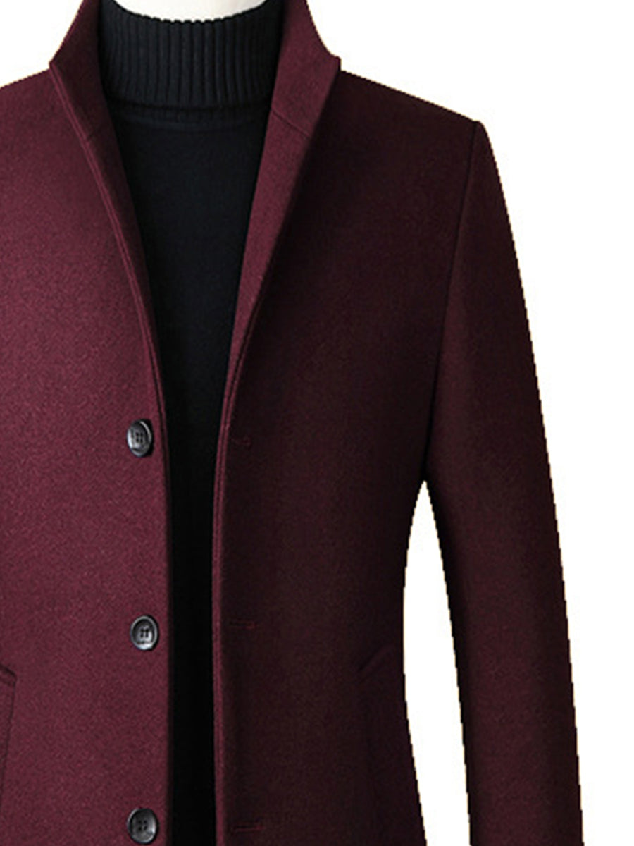 Trench en laine, 40 % laine, velours, détail du vêtement