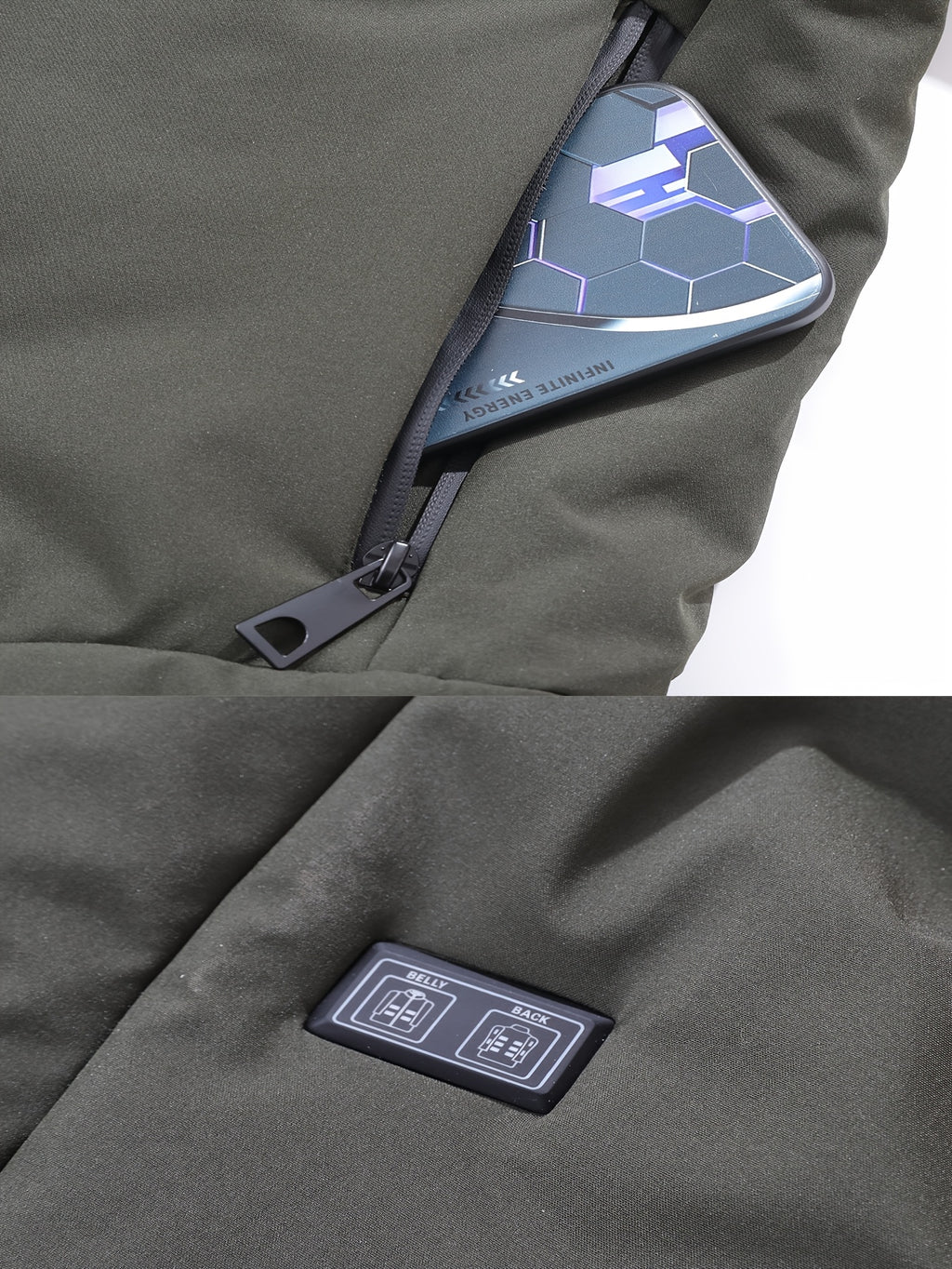 Manteau pour homme, à capuche, modele 4