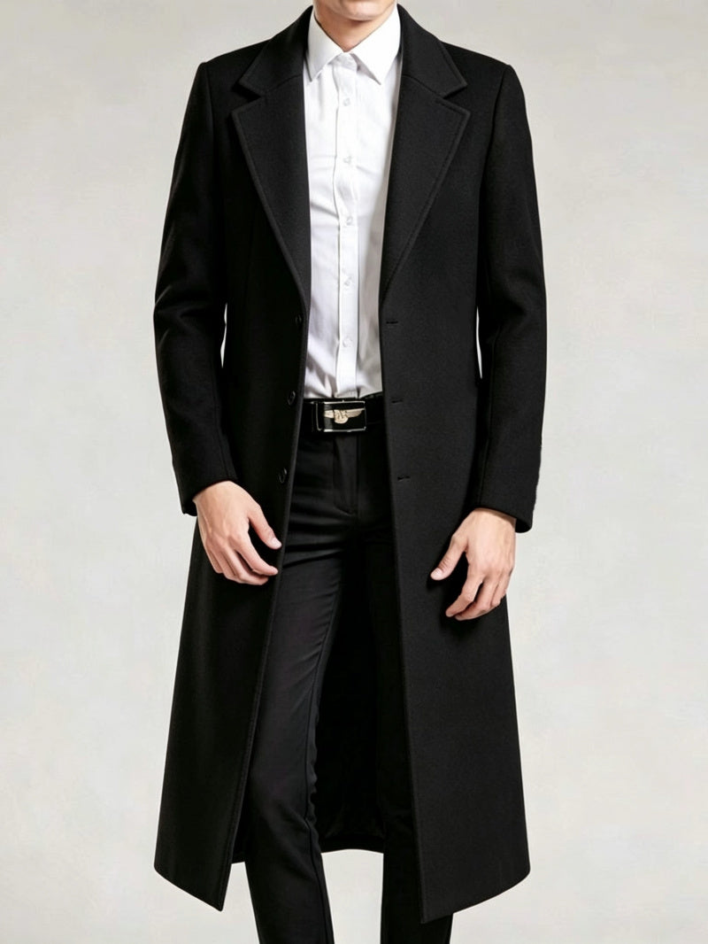 Trench pour homme, à revers, modele 6