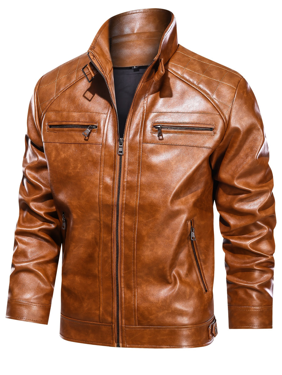 Veste en cuir PU de haute qualité, tailles américaines, parfaite pour un usage quotidien et en extérieur au printemps et en automne, photo 6