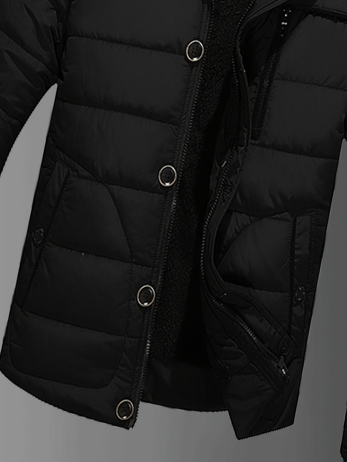 Veste matelassée pour homme, à capuche, rouge