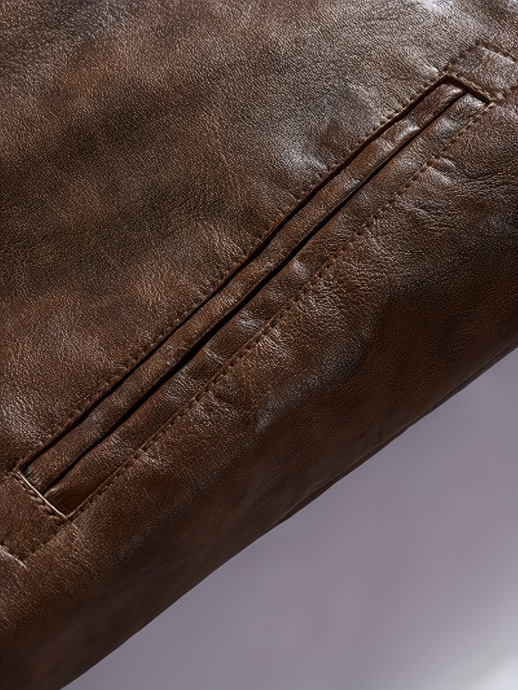 Veste pour homme, coupe-vent, à capuche, marron foncé
