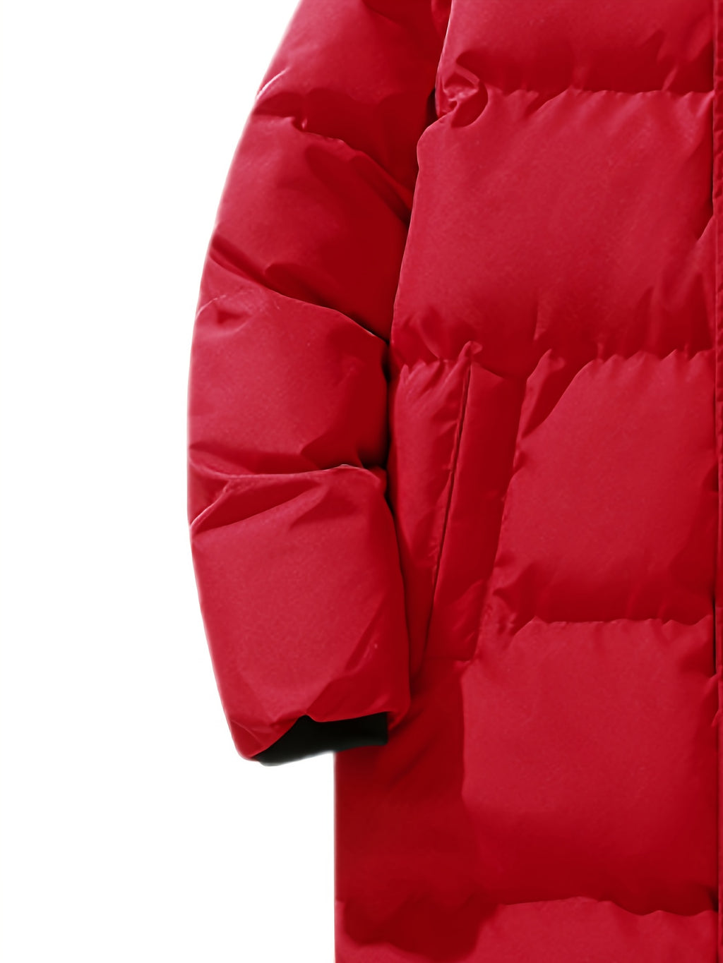 Manteau matelassé pour homme, à capuche, blanc ivoire