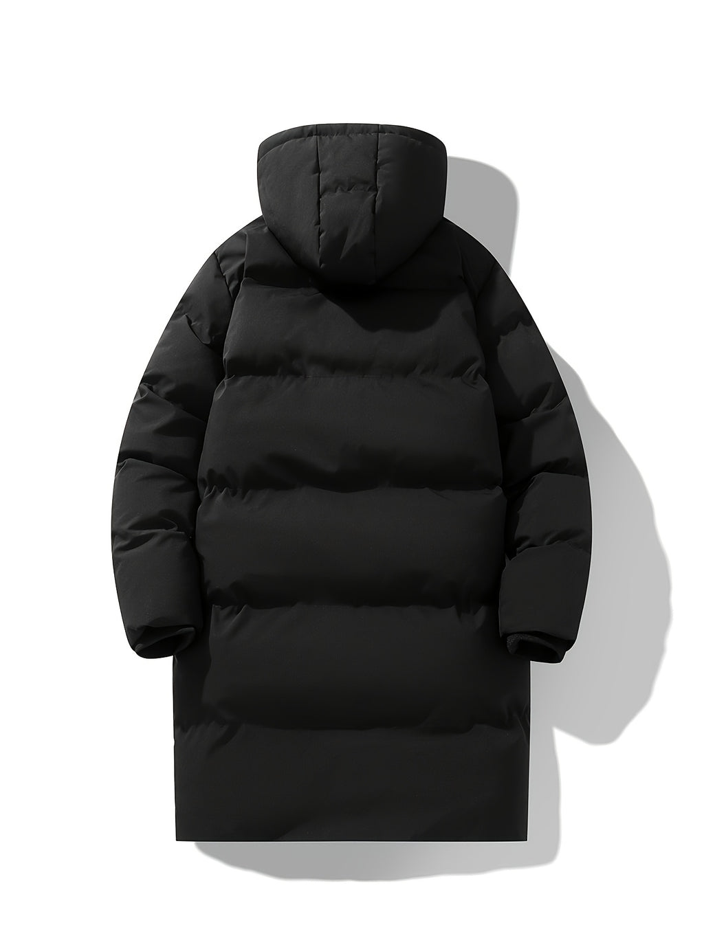 Manteau matelassé pour homme, grandes tailles, à capuche