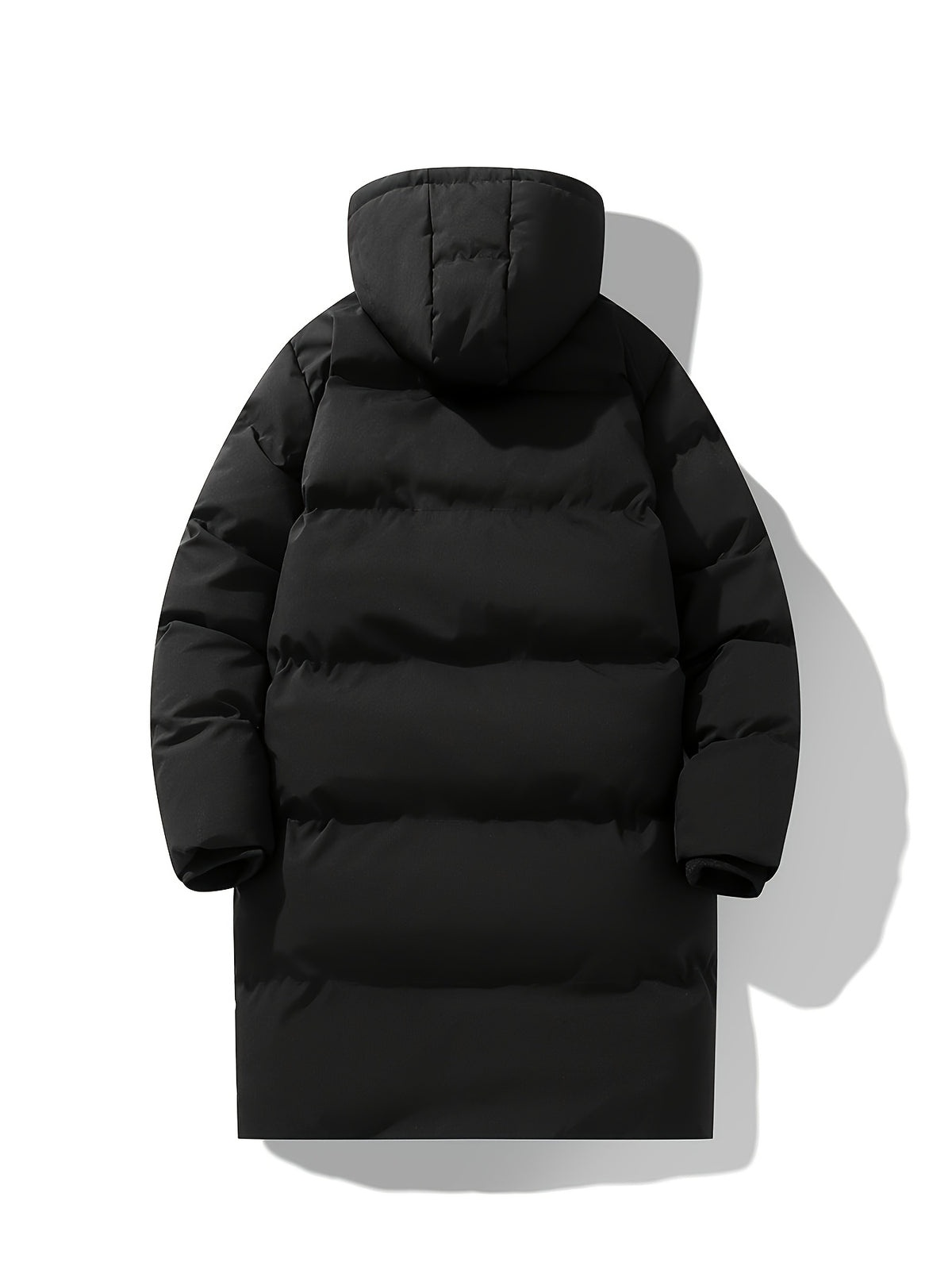 Manteau matelassé pour homme, grandes tailles, à capuche