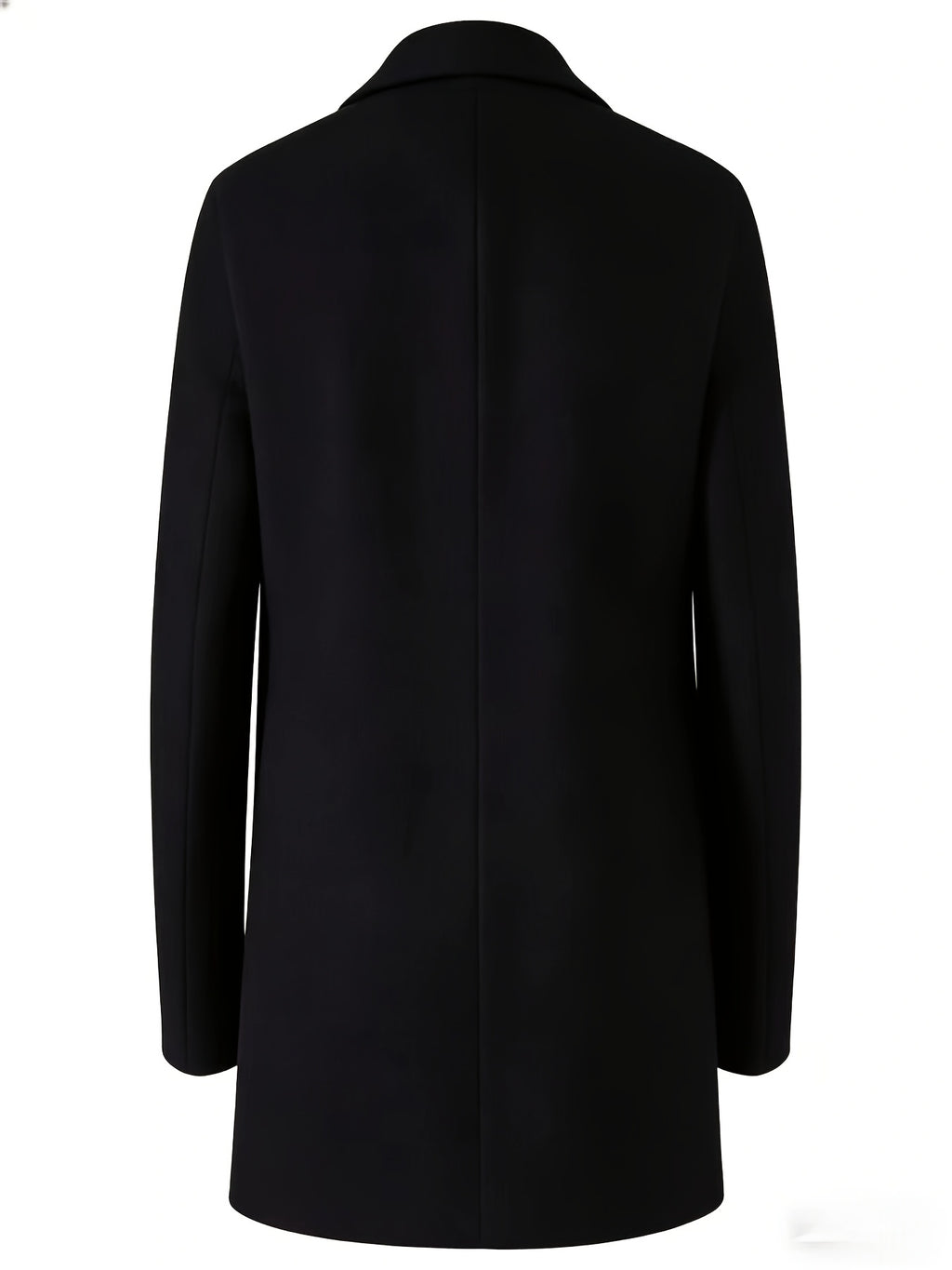 Manteau pour homme, à revers, gris foncé