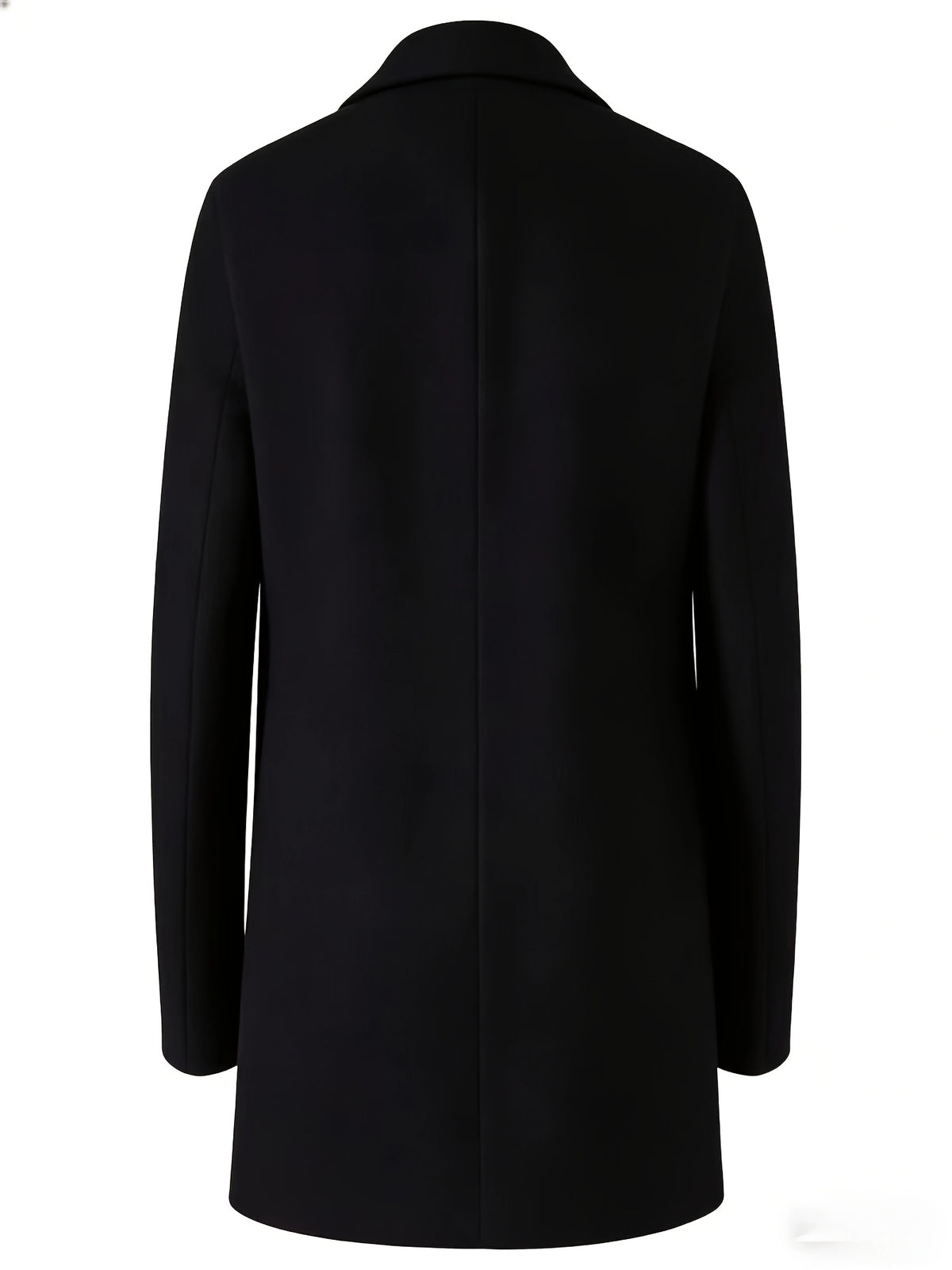 Manteau pour homme, à revers, gris foncé