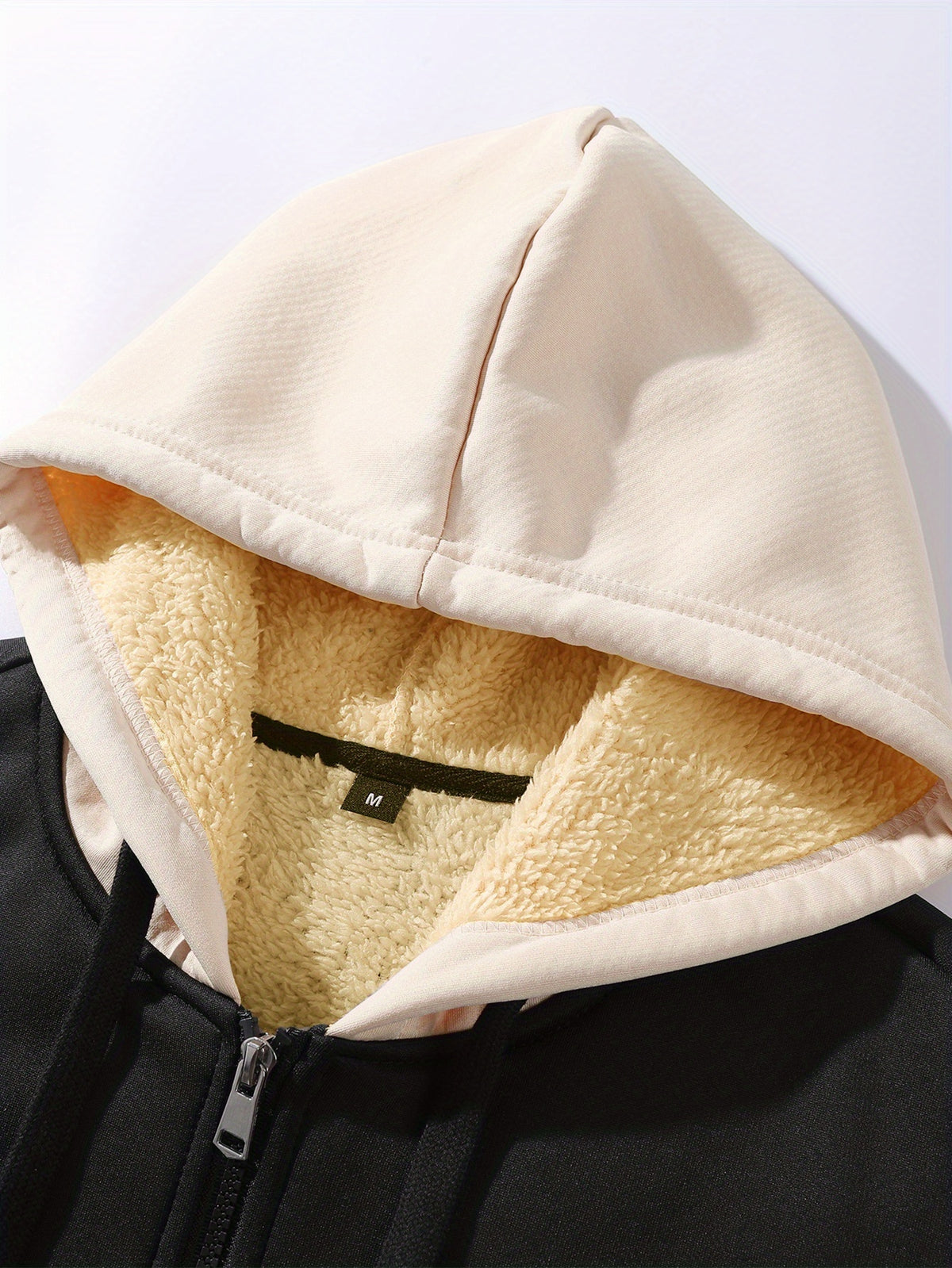 Veste pour homme, à capuche, jaune