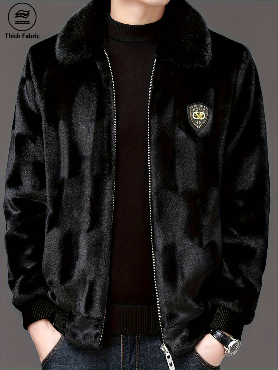 Manteau, à carreaux, à revers, noir, photo 7
