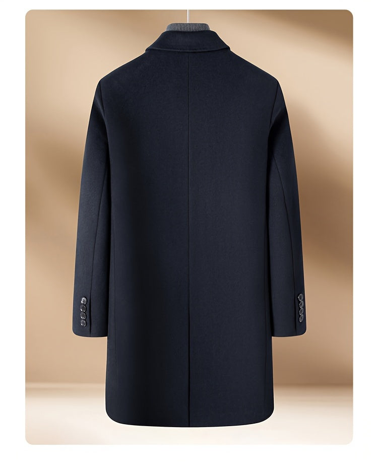 Veste en laine longue, 100 % laine, tweed, photo 9