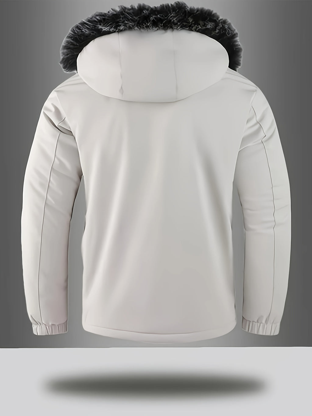 Manteau pour homme, à capuche, mandarine