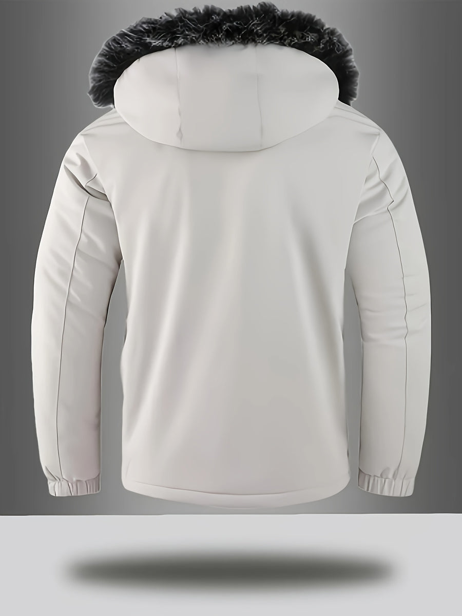 Manteau, à capuche, mandarine, photo 5