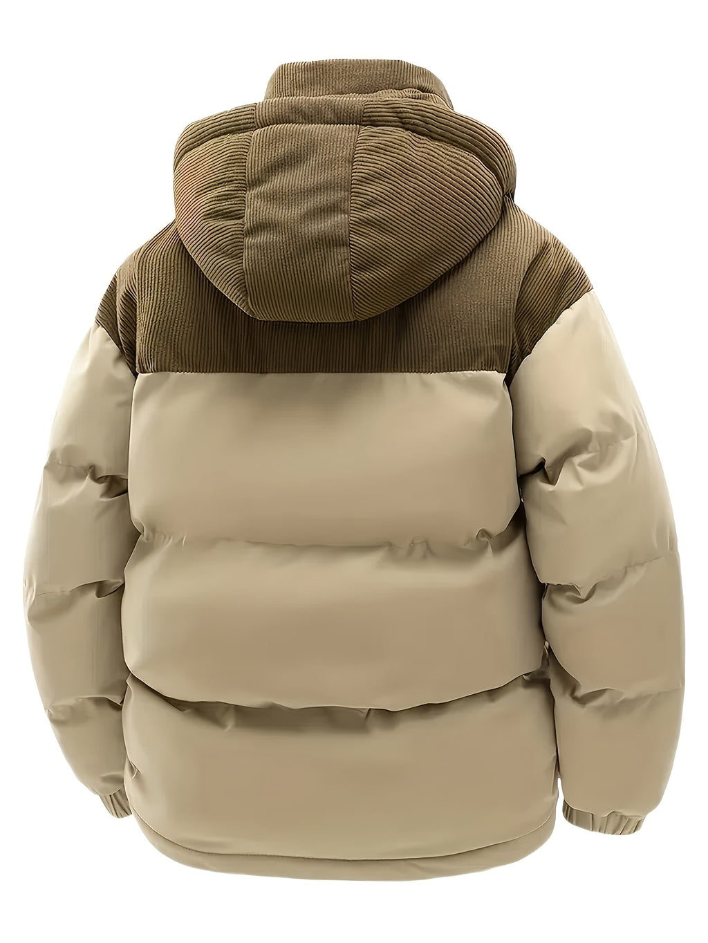 Veste pour homme, patchwork, à capuche