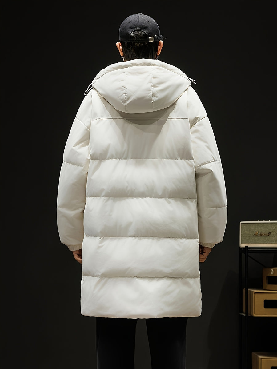 Manteau matelassé, à capuche, noir et blanc, photo 16