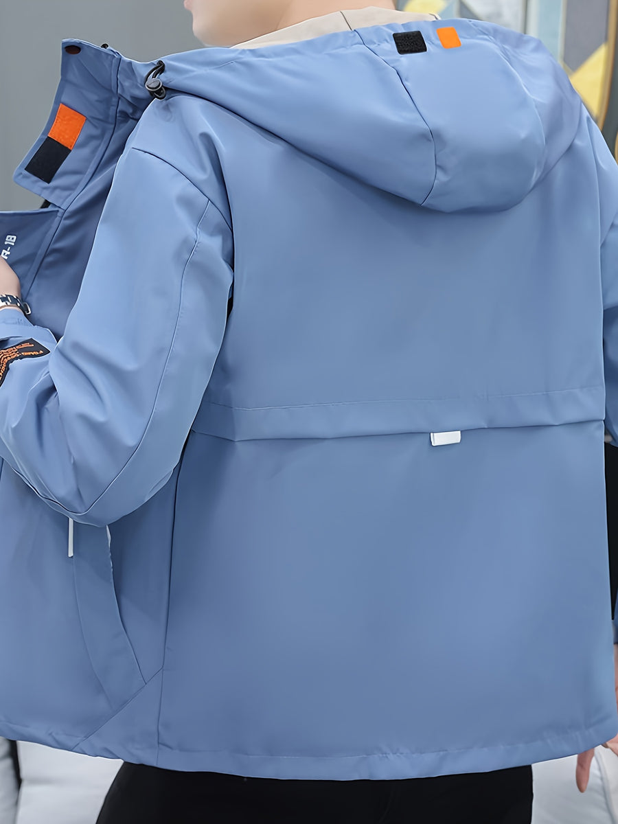 Veste, à capuche, bicolore, photo 6