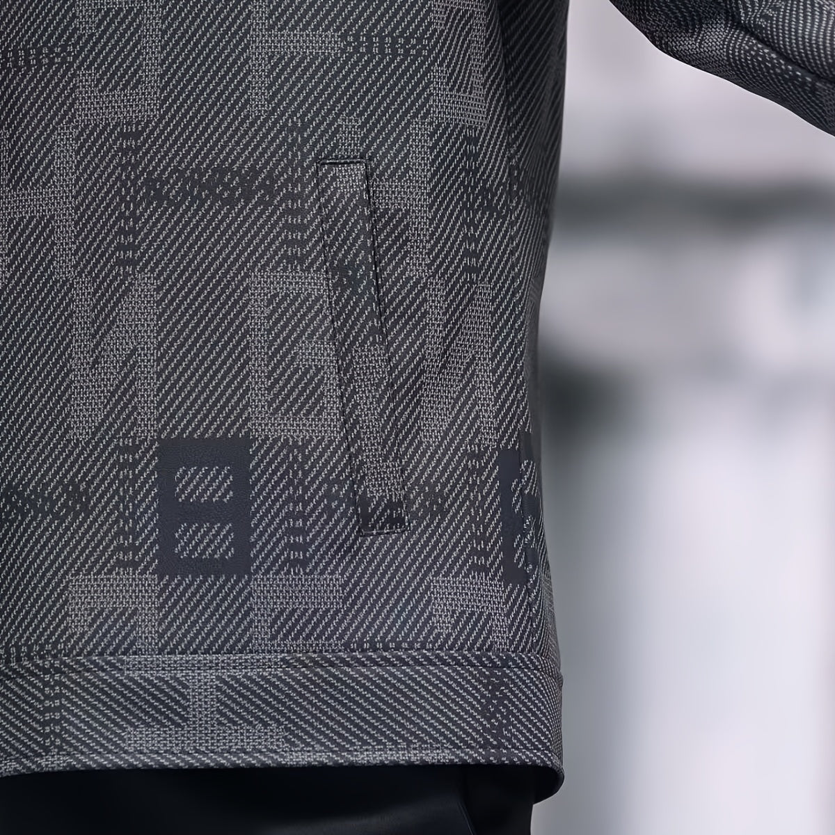 Veste court pour homme, à revers
