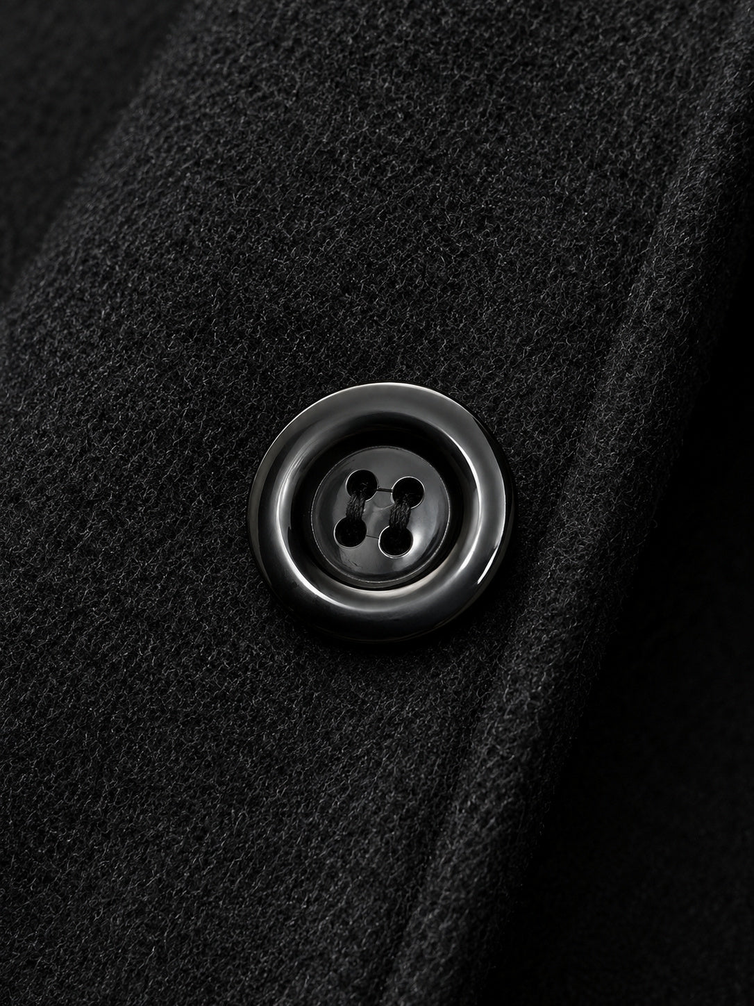 Trench pour homme, à revers, couleur marine