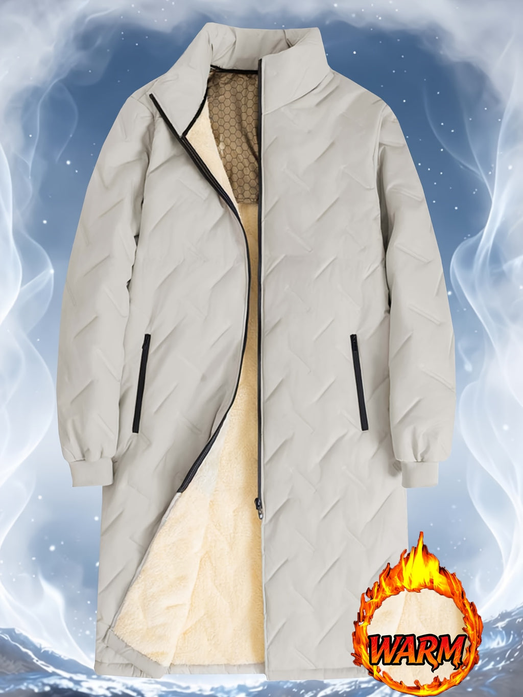 Veste pour homme, polaire, gris